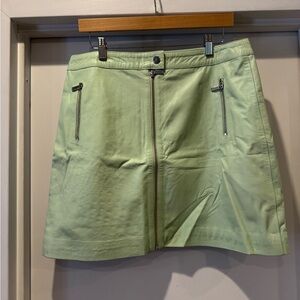 Karen Millen Mint Green Mini Skirt